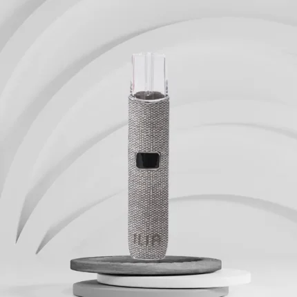 ILIA電子煙主機 布紋款 OLED螢幕 400mAh電池 可調節功率 6種顏色 灰色
