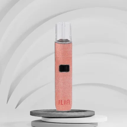 ILIA電子煙主機 布紋款 OLED螢幕 400mAh電池 可調節功率 6種顏色 粉色