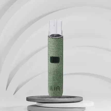 ILIA電子煙主機 布紋款 OLED螢幕 400mAh電池 可調節功率 6種顏色 綠色
