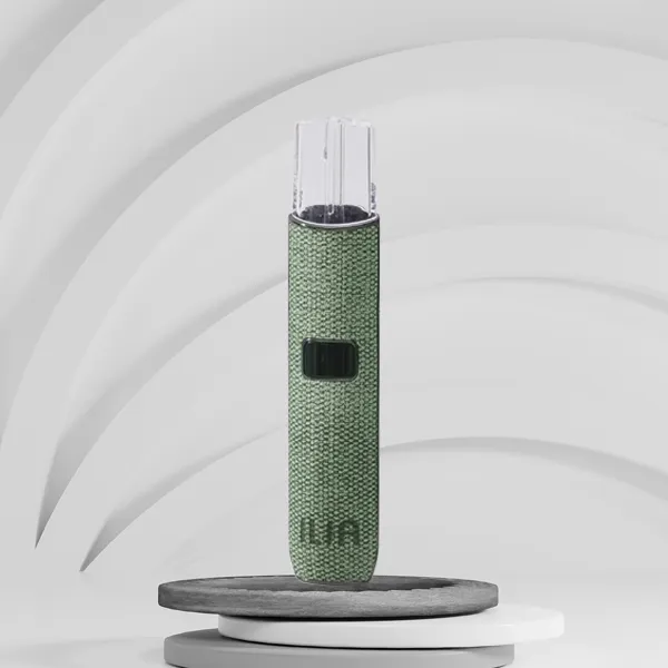 ILIA電子煙主機 布紋款 OLED螢幕 400mAh電池 可調節功率 6種顏色 綠色