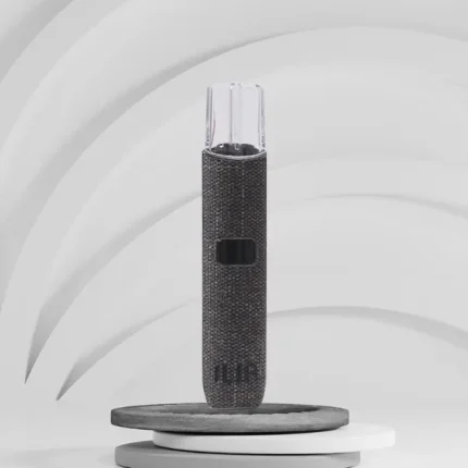 ILIA電子煙主機 布紋款 OLED螢幕 400mAh電池 可調節功率 6種顏色 黑色
