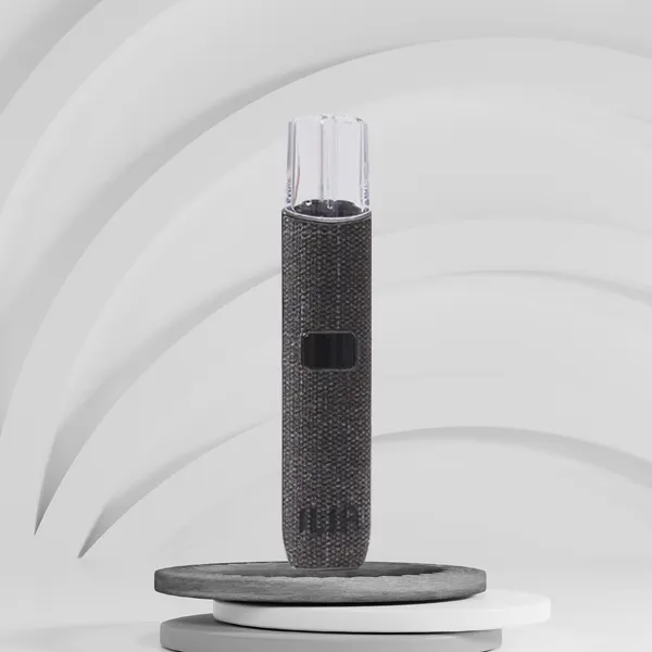 ILIA電子煙主機 布紋款 OLED螢幕 400mAh電池 可調節功率 6種顏色 黑色